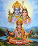 Hanuman Samadhi Canvas Art